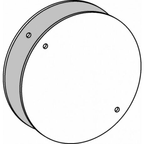 4” ROUND WEATHERPROOF BLANK COVER-RBC-4