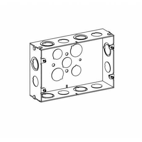 1-5/8” DEEP, 2-GANG MULTIGANG SWITCH BOX SB-2