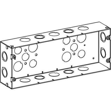 2-1/2” DEEP, 5-GANG MULTIGANG DEEP SWITCH BOX WITH 1/2” & 3/4” KO SDB-5