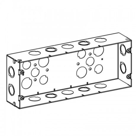 2-1/2” DEEP, 5-GANG MULTIGANG DEEP SWITCH BOX WITH 3/4” & 1” KO SDBL-5