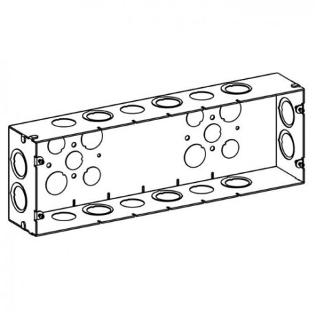 2-1/2” DEEP, 6-GANG MULTIGANG DEEP SWITCH BOX WITH 3/4” & 1” KO SDBL-6