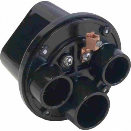 SWIMMING POOL JUNCTION BOXES (2) - 3/4” & (1) - 1” - BLACK SJB100-3