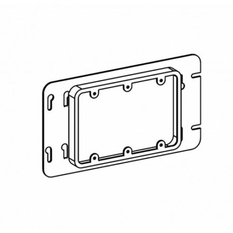 RAISED 3/4”, 3-GANG SWITCH BOX DEVICE RING SR-3