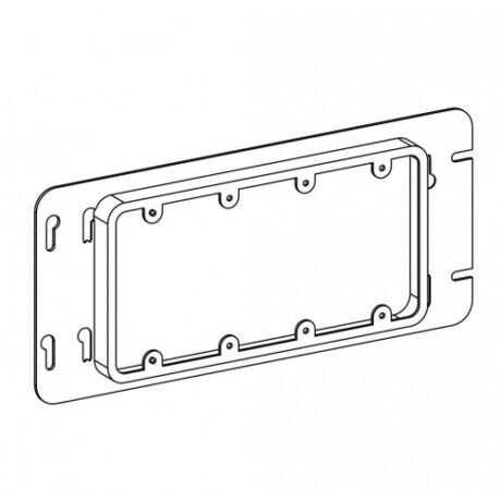 RAISED 3/4”, 4-GANG SWITCH BOX DEVICE RING SR-4