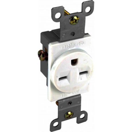 15A, 250V Single Receptacle SR15-250-W