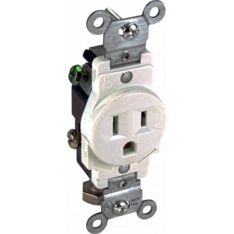 15A,125V Single Receptacle SR15-W