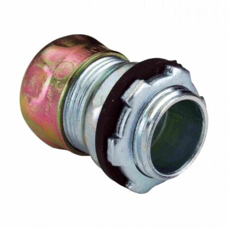 STEEL EMT CONNECTORS COMPRESSION TYPE & RAIN-TIGHT OF7601-W