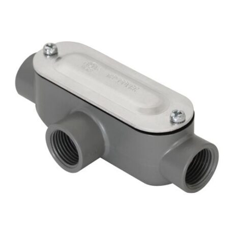 THREADED CONDUIT BODIES "T" SERIES WITH STAMPED COVER T-75AS
