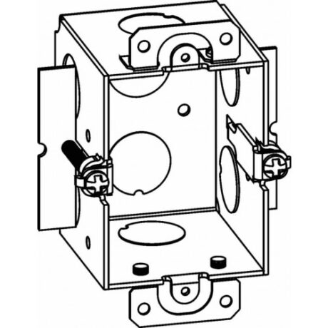 2-3/4” DEEP, NON-GANGABLE 1-GANG WIDE OLD WORK TIGERGRIP BOX TGMW