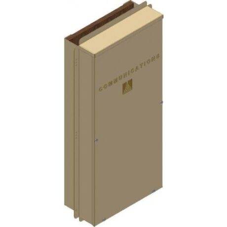 COMMUNICATIONS/FIBER OPTICS SERVICE ENCLOSURE WITH EMBOSSED ”COMMUNICATIONS ”TEXT” (6” DEEP) UM1400D