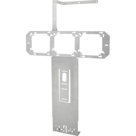 3 BOX POSITIONS FLAT BRACKET WITH 18" HEIGHT KICK STAND FOR 16" STUD KFB-318