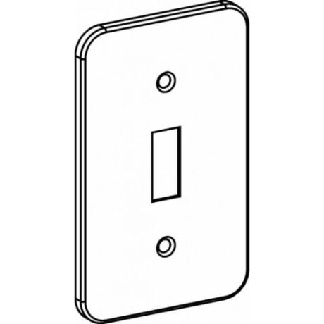 3/16” RAISED, UTILITY BOX TOGGLE SWITCH COVER WHBC-TS