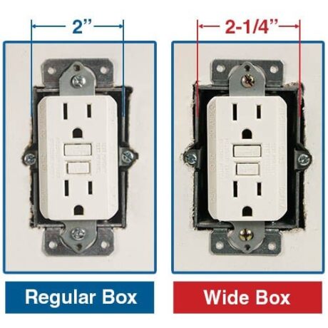 2-3/4” DEEP, NON-GANGABLE 1-GANG WIDE OLD WORK BOX WITH PIGTAIL WMB-PT - Image 3