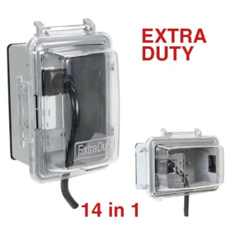 1-GANG EXTRA DUTY UNIVERSAL WHILE-IN-USE COVER 3-1/2” DEEP WIU-1U-ED