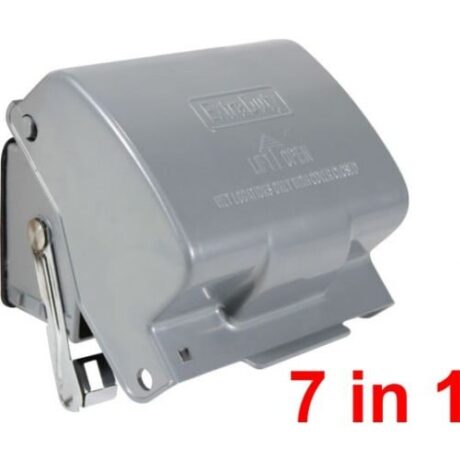 1-GANG HORIZONTAL, EXTRA DUTY WHILE-IN-USE COVER WITH MULTI-HEIGHT 2-3/4” & 3-1/2” WIUM-1DH