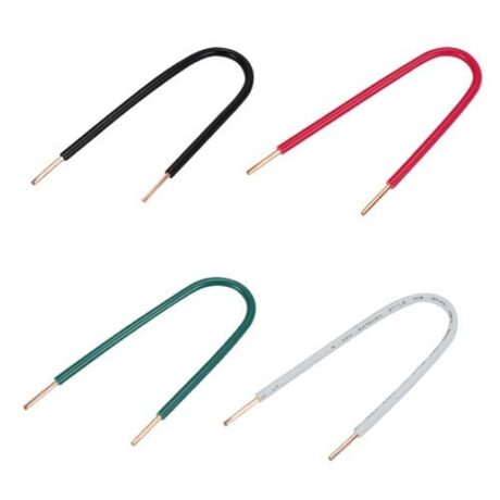 8” SOLID CU. #12AWG SOLID WIRE TAIL WTSO-8-BL - Image 2