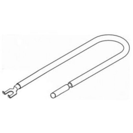 8” CU. #12AWG STRANDED WIRE TAIL WITH PRE-STRIPPED AND FLANGED SPADE TERMINAL WTST-8-BL WTST-8-BL