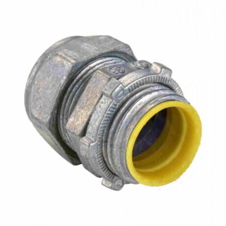 ZINC DIE-CAST EMT CONNECTORS COMPRESSION TYPE INSULATED OF601-S - Image 1