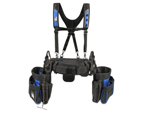 Ideal 37-070 Pro Series Tool Belt System Bundle w/Suspenders