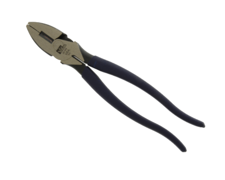 Ideal 30-455 9-1/2" Linemans Plier Plain - Dipped Grip
