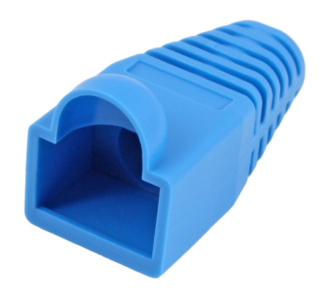 Ideal 85-382 CAT6 Feed-Thru Mod Plugs and Strain Boots 10/Card