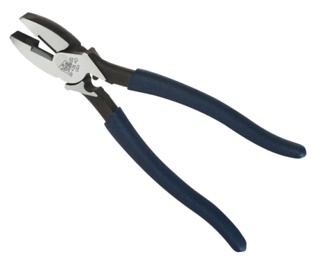 Ideal 30-435 9-1/2" Linemans Plier Full Featured - Dipped Grip