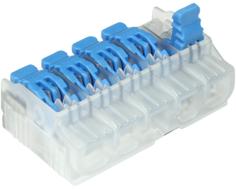 Ideal 30-20L25J In-Sure Lever Wire Connector L25 5-Port 200/Jar