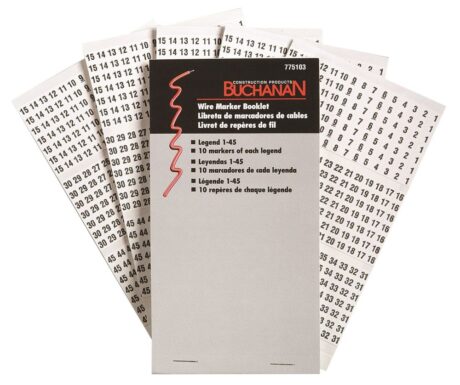 Buchanan 775103 Wire Marker 1-45 - Image 1