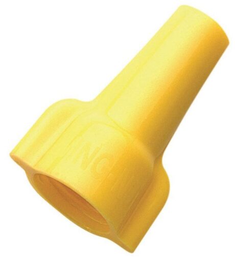 Ideal 30-451 Wing-Nut Wire Connector Model 451 Yellow 100/Box
