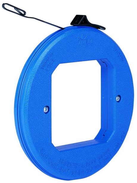 Ideal 31-012 Fish Tape 25 Ft. Blued Steel Thumb Winder