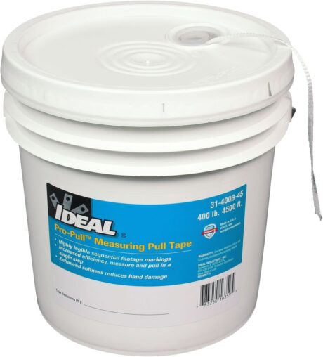 Ideal 31-400B-45 Pro-Pull Measuring Pull Tape 400Lb 4500Ft Bucket