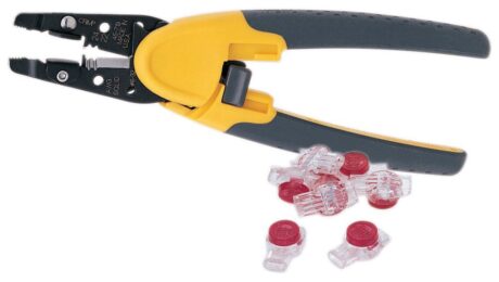 Ideal 33-719 Kinetic Super Wire Stripper/Crimper Kit (25 Idc Connectors)