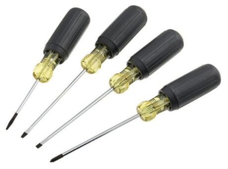 Ideal 35-1301 4 Piece Mini-Cushioned Grip Electricians Screwdrivers