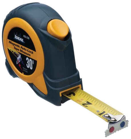 Ideal 35-238 Measuring Tape 25Ft X 1" Magnetic-Tip