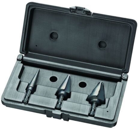 Ideal 35-524 Quick Change Step Drill Bit 3-Piece Kit