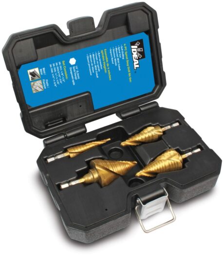 Ideal 36-700 Spiral Step Bit 4Pc Kit