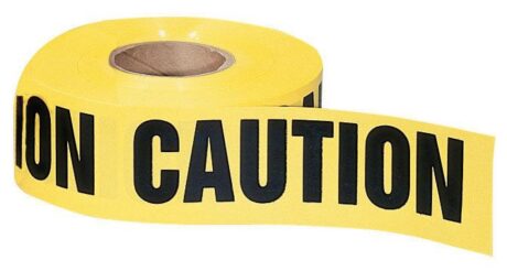 Ideal 42-001 Caution Tape (Yellow 3" X1000Ft )