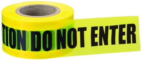Ideal 42-012 Barrier Tape Yellow"Do Not Enter"