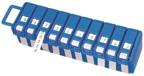 Ideal 42-301 Dispenser With 0 Thru 9 Legend Rolls