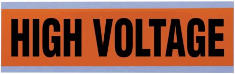 Ideal 44-292 Voltage And Conduit Marker Cards 2-1/4 X 9 High Voltage