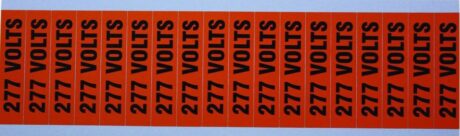 Ideal 44-410 Marker Cards Small 2-1/2 X 1/2" Legend 277V