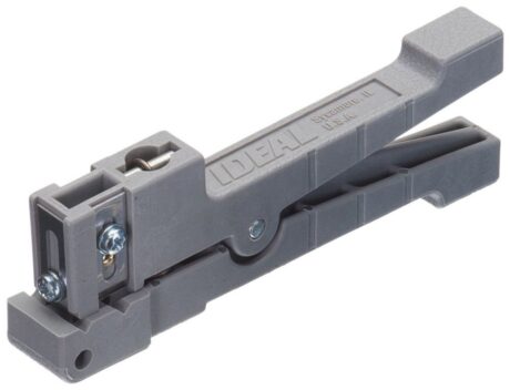 Ideal 45-162 Coax. Cable Stripper To 1/8" Od./Gray
