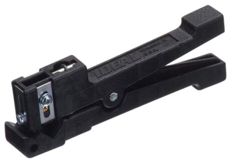 Ideal 45-165 Coax. Cable Stripper 3/16" -5/16" Od./Blk.