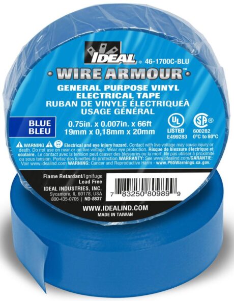Ideal 46-1700C-BLU Electrical Vinyl Tape