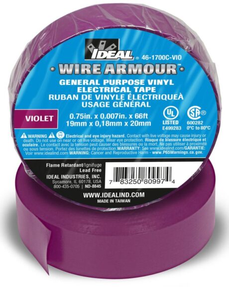 Ideal 46-1700C-VIO Electrical Vinyl Tape
