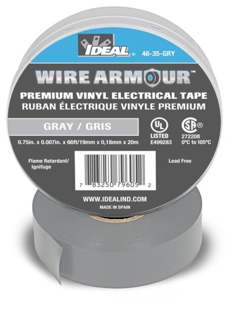 Ideal 46-35-GRY 3/4 Vinyl Tape