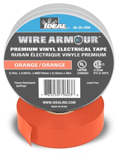 Ideal 46-35-ORN 3/4 Vinyl Tape