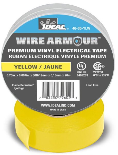 Ideal 46-35-YLW 3/4 Vinyl Tape