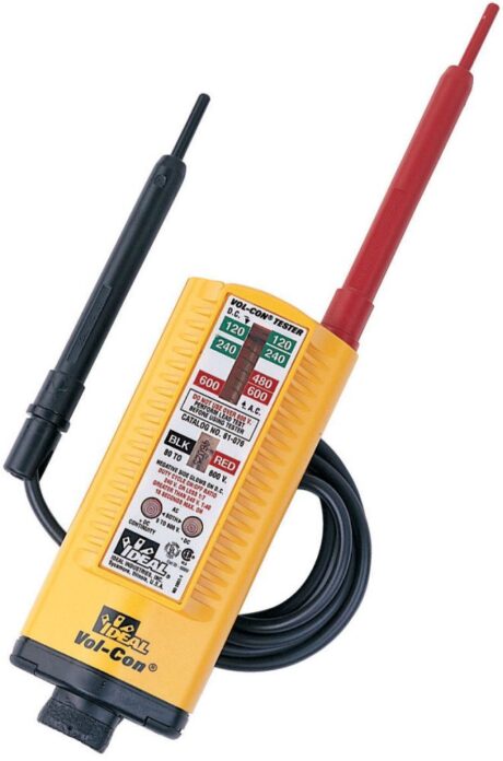 Ideal 61-076 Volt-Continuity Tester W/ Std. Prods