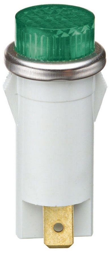 Ideal 777212 Indicator Light Raised 125Vac Neon Green Spade